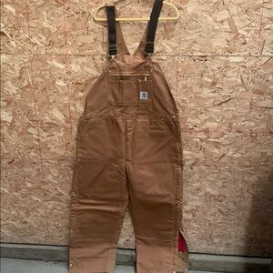 Carhartt Brown Work Overalls